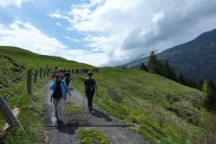 in cammino verso Nivagl